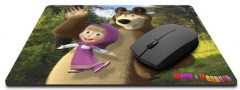 Коврик для мыши Маша и Медведь V1.P - Фото 1