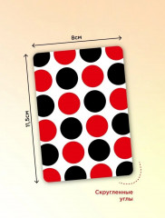 Карточки для новорожденных детей контрастные «Черно-красно-белые» - Фото 1