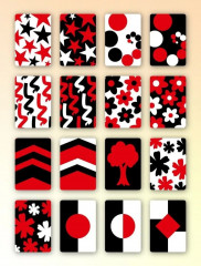 Карточки для новорожденных детей контрастные «Черно-красно-белые» - Фото 4