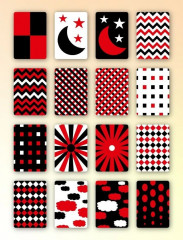 Карточки для новорожденных детей контрастные «Черно-красно-белые» - Фото 5