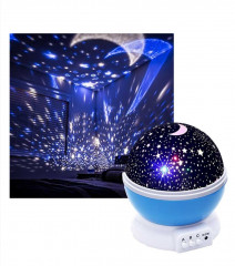 Вращающийся ночник-проектор «Звёздное небо» - Фото 1
