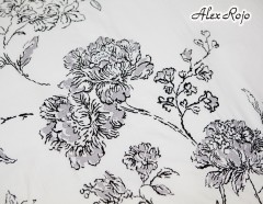 Комплект постельного белья с вышивкой "Sevilla" (арт. SJ164, евро, сатин DeLuxe, 2 наволочки 48х74) - Фото 3