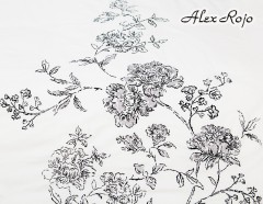 Комплект постельного белья с вышивкой "Sevilla" (арт. SJ164, евро, сатин DeLuxe, 2 наволочки 48х74) - Фото 4