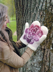Необычные варежки и носочки в технике жаккард. Классные узоры - Фото 1