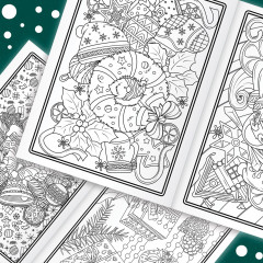 Новогодняя раскраска «Арт терапия» - Фото 5