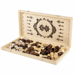 Шахматы, шашки, нарды 3 в 1 - Фото 5