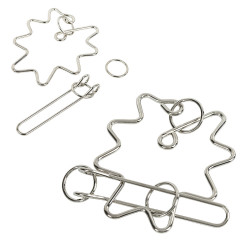 Набор головоломок металлических - Фото 8