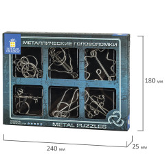 Набор головоломок металлических - Фото 12