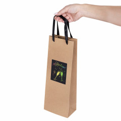 Комплект пакетов подарочных под бутылку - Фото 8