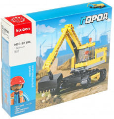 Конструктор «Экскаватор с фигуркой» - Фото 1