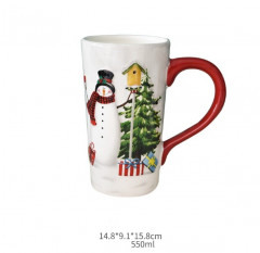 Новогодняя кружка «Снеговики» - Фото 1