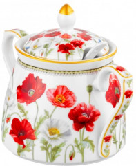 Сахарница с ложкой «Маки» - Фото 2