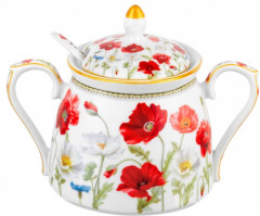 Сахарница с ложкой «Маки» - Фото 1