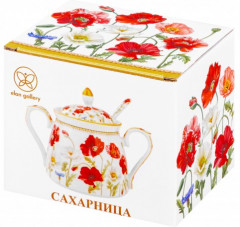 Сахарница с ложкой «Маки» - Фото 5