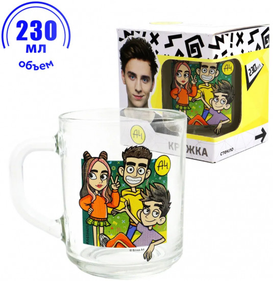 Кружка в подарочной упаковке «Влад А4, Влад и компания, мал.»