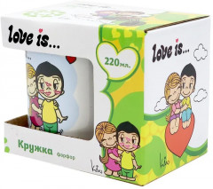 Кружка в подарочной упаковке «Love is...» - Фото 5