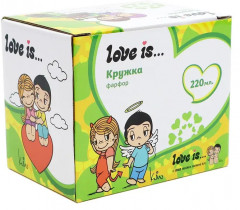 Кружка в подарочной упаковке «Love is...» - Фото 7