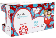 Набор кружек в подарочной упаковке «Love is...,Счастье в Кружках» - Фото 6
