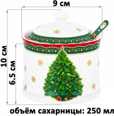 Сахарница с ложкой «Новогодняя елка» - Фото 4