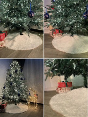 Снежный коврик-юбка для елки - Фото 2