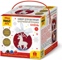Набор для валяния из шерсти «Елочная игрушка Олень» - Фото 2