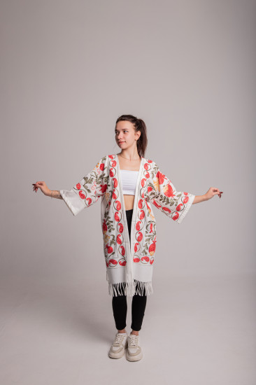 Кардиган женский удлиненный кашемировый