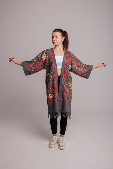 Кардиган женский удлиненный кашемировый