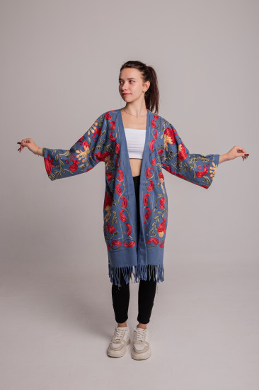 Кардиган женский удлиненный кашемировый