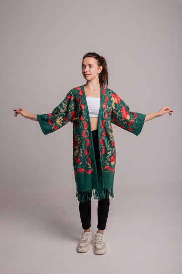 Кардиган женский удлиненный кашемировый