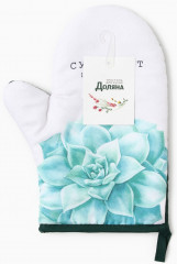 Варежка-прихватка «Суккулент» - Фото 3