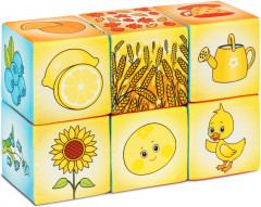 Набор кубиков «Азбука цвета» - Фото 1