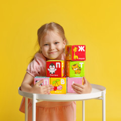 Набор кубиков «Алфавит в картинках» - Фото 3