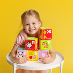 Набор кубиков «Алфавит в картинках» - Фото 4