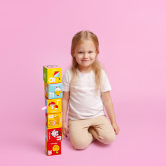 Набор кубиков «Алфавит в картинках» - Фото 7