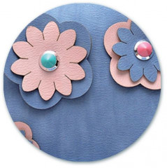 Пенал «Голубые цветы» - Фото 1