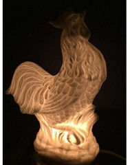 Лампа настольная электрическая «Петух» - Фото 1