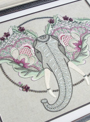 Волшебные животные в технике якобинской вышивки. Авторские эскизы, пошаговые описания - Фото 6