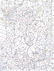 Про Федю, Васю и Тосю. Раскраска по номерам - Фото 1