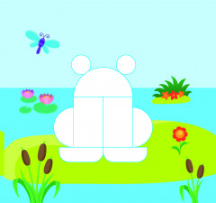 Конструктор из наклеек для малышей «Веселые животные» - Фото 2