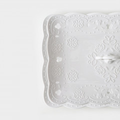 Блюдо-этажерка сервировочное двухъярусное «Вивьен» - Фото 2