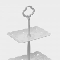 Блюдо-этажерка сервировочное трехъярусное «Вивьен» - Фото 2