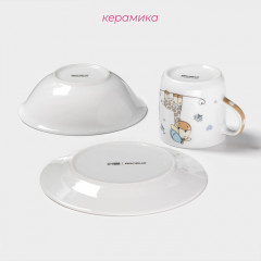 Набор детской посуды «Жирафик» - Фото 2