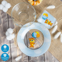 Набор детской посуды «Мишутка» - Фото 1