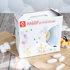 Набор детской посуды «Мишутка» - Фото 9