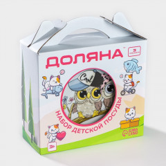 Набор детской посуды «Совы тинейджеры» - Фото 7