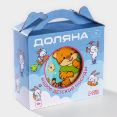 Набор детской посуды «Тигрёнок с грушами» - Фото 17