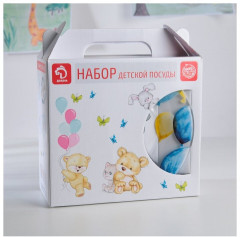 Набор детской посуды «Шарик» - Фото 3