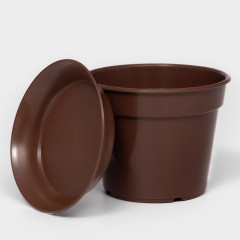Горшок для цветов с поддоном - Фото 3