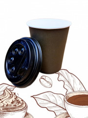 Набор стаканов для холодных и горячих напитков с крышкой - Фото 1