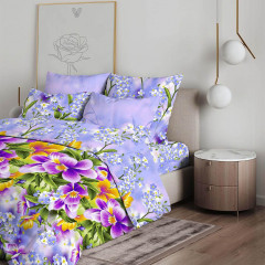 Комплект постельного белья «Фиалки» - Фото 1